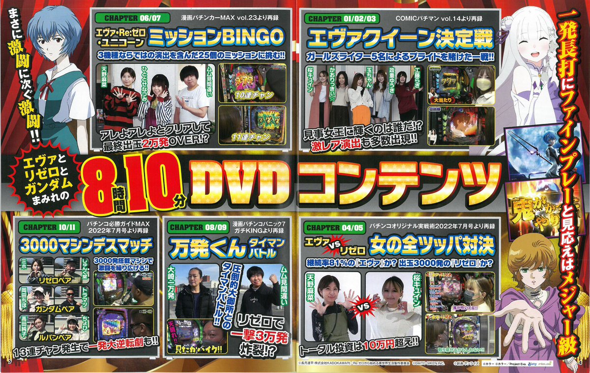 MEGAMIX_pachi's tweet photo. 以前お伝えした通り、次のメガミは11月14日発売なのですが、欲しがりな皆さんのために、エヴァとリゼロとガンダムの大好評企画を一つにまとめた傑作選をお届け！　

絶賛発売中でーす！ https://t.co/7L2GcJi6kq