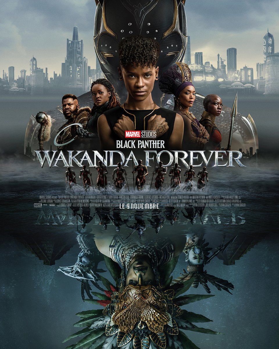 MarvelFR's tweet photo. #WakandaForever. Dès le 9 novembre au cinéma. https://t.co/lSjMyvAEAp