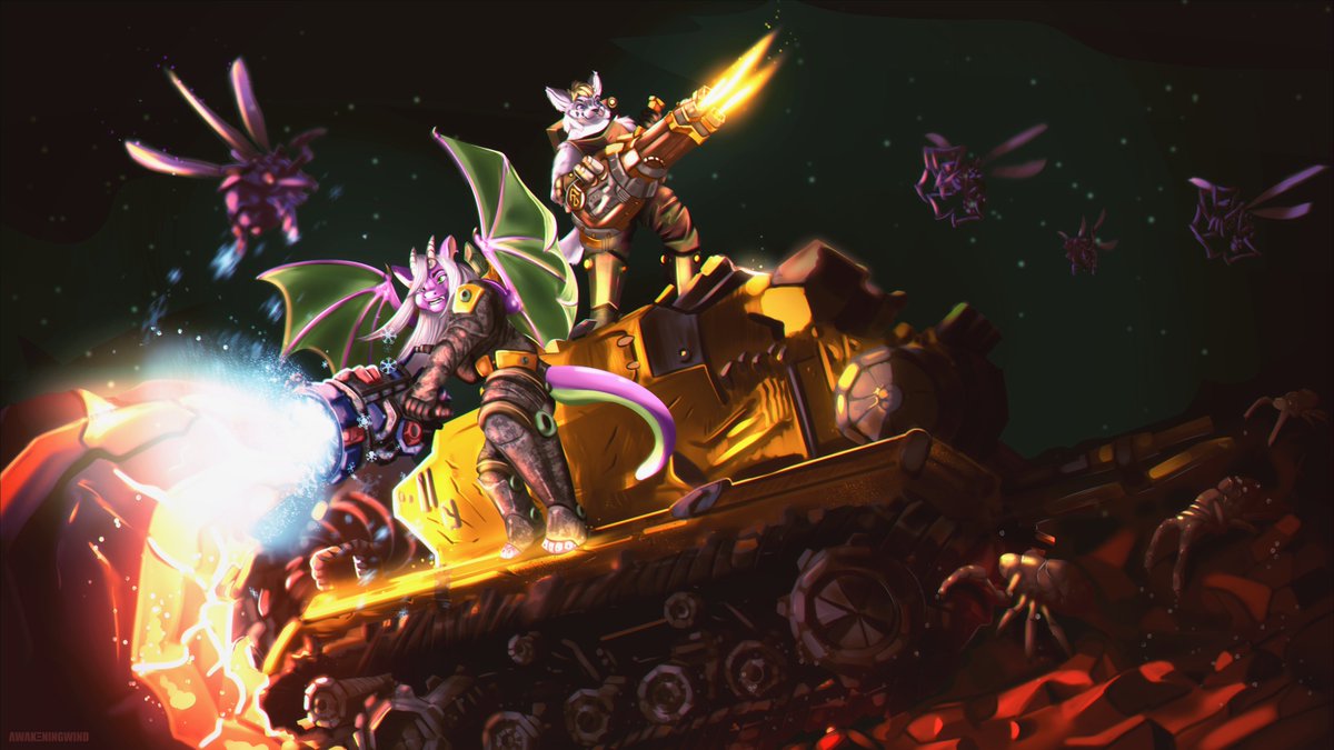 #deeprockgalactic #drg
Deep rock galactic art for Queen Surina!
Must protect dozer🔥