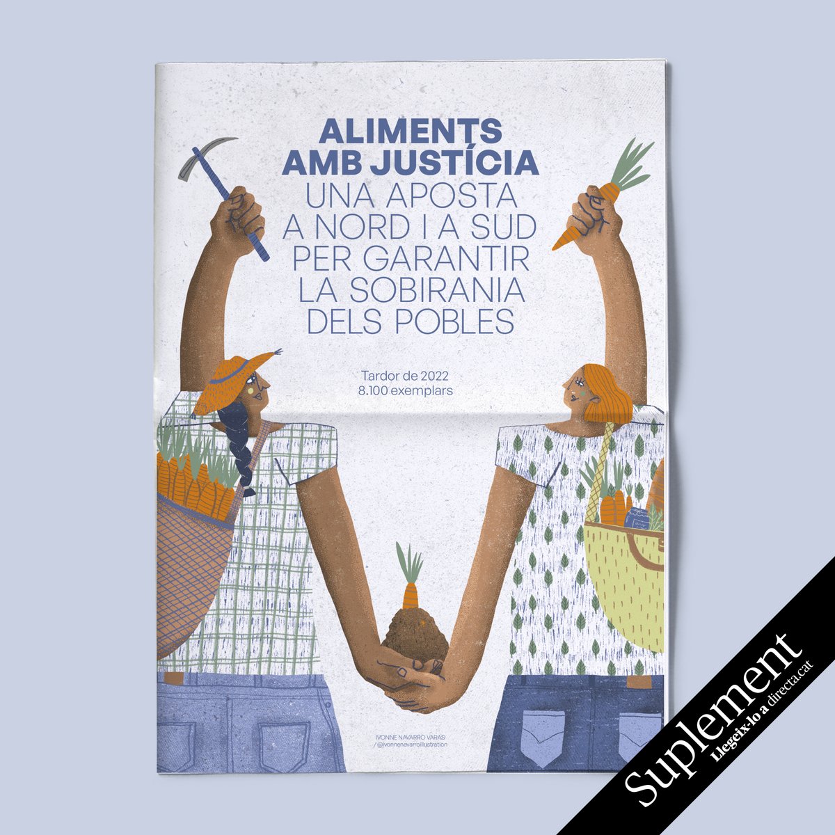 #SUPLEMENT | Amb la #Directa555, un quadern de 16 pàgines sobre comerç just i sobirania alimentària.

📝#AlimentsAmbJustícia
✍️ <a href="/victoryus3/">Víctor Yustres</a>, <a href="/Acelmamelero/">Anna Celma Melero</a>, <a href="/TxellRigol/">Meritxell Rigol</a>, <a href="/Aix_Lau/">Lau(ra)</a>, Guille Larios
🎨 Portada: Ivonne Navarro
🤝 Col·laboració amb <a href="/LaCoordiCat/">LaCoordi</a>
▶️ directa.cat/papers/supleme…