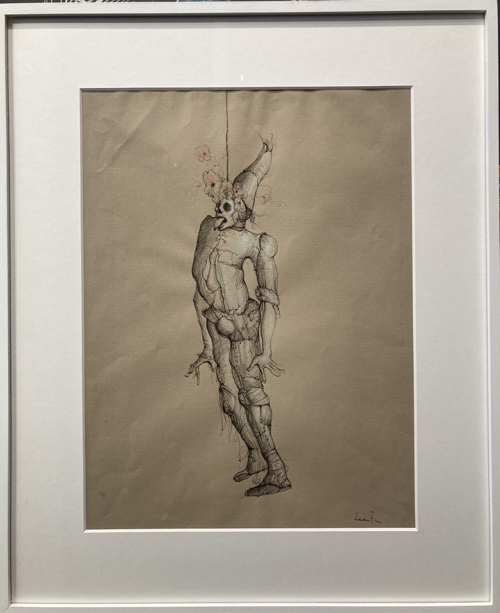 KateLAspinall's tweet photo. Magnificent #drawings yesterday @friezeofficial!
Esp loved #KaraWalker's 'Yesterdayness in America Today' (2020, @SpruethMagers), #LucianFreud's 'Head of lb' (1988, @OfferWatermanCo), #JohnMinton's 'Study' (c1956, @StephenOngpin), & #LeonorFini 'Hanged Man' (1978, @co_loeve) https://t.co/MZVRyNAGLJ