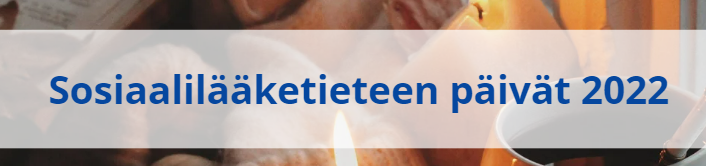 Sosiaalilääketieteen päivien ilmoittautuminen on avattu! Tule mukaan 14.11. kuulemaan puheenvuoroja siitä, mitä annettavaa sosiaalilääketieteellisellä tutkimuksella ja osaamisella olisi SOTE-uudistukselle. Tapahtuma on SLYn jäsenille maksuton
Ilmoittaudu: link.webropol.com/s/SLY22