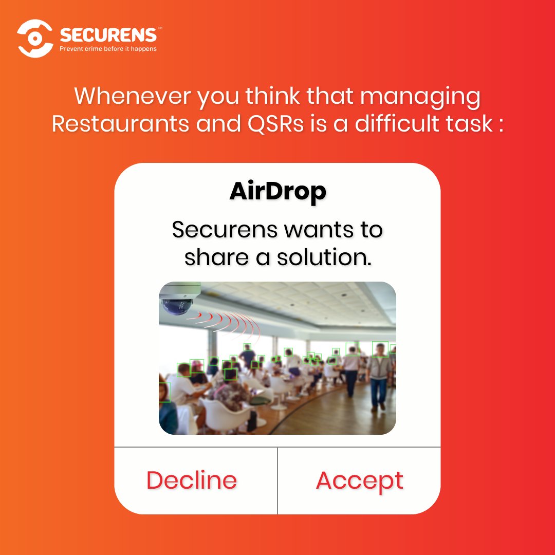 SecurensSystems's tweet photo. Don't lose business this Diwali due to high footfall or tired security guards. We provide solutions to maintain kitchen hygiene or SOPs compliance &amp; take care of your total security needs. 

For a seamless customer experience: https://t.co/j7kekvIXB6 

#Restaurant #QSR #Security https://t.co/F2cxnfyEwj