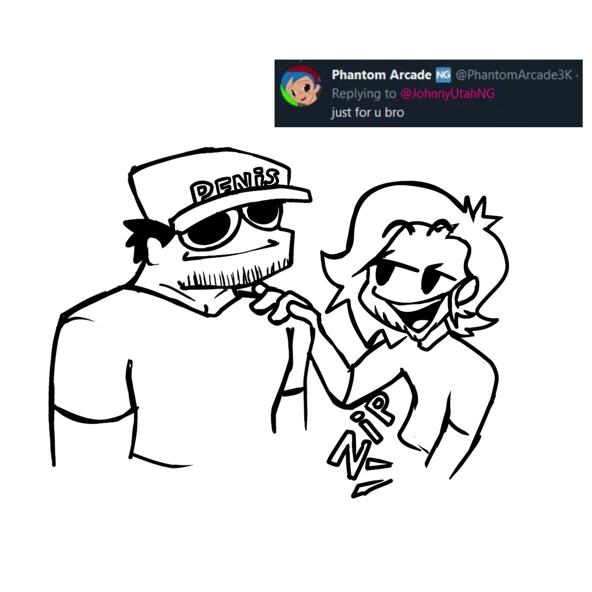 LiviuHexYT's tweet photo. We never gonna forget this moment Dave @PhantomArcade3K https://t.co/LLqScA6ni3