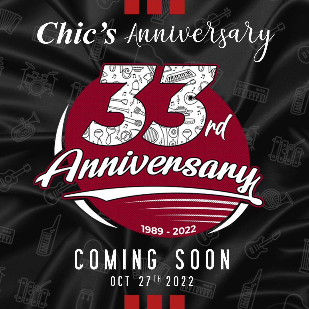 Yuk catet tanggalnya! #ChicsAnniversary33 bakal dirayain 27 Okt ini! Bnyk acara seruu jgn smpe ketinggalan!