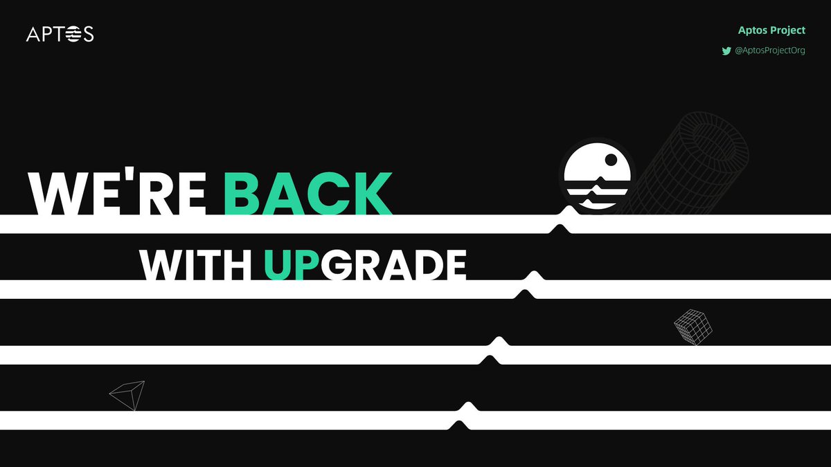 🔥we received a strategic investment, which is mainly used for Aptos media construction and strategic upgrade, so we can better serve the community.Meanwhile, We've upgraded our brand

🎁$150 GiveAway for 3 winners
✅Like, Retweet and Tag 3 Friends
#Aptos #NFT #DeFi #aptosproject