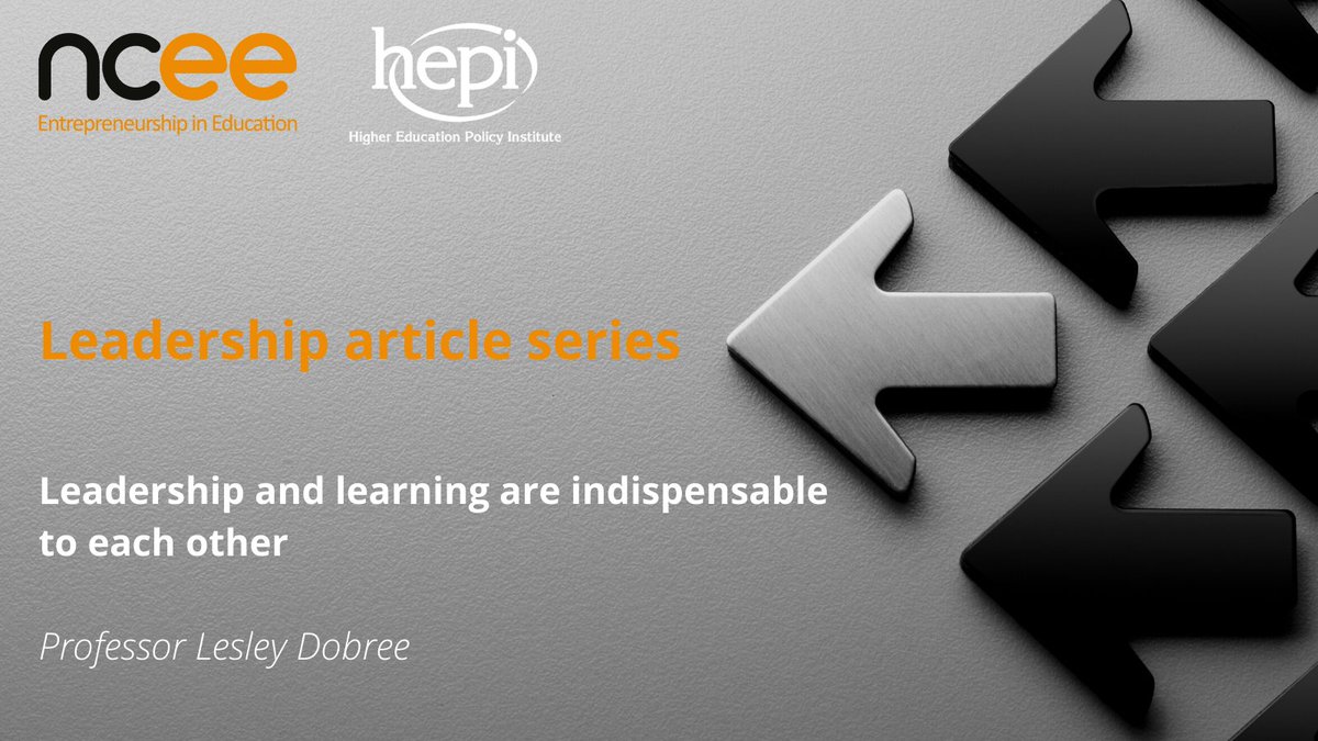 nceeUK's tweet photo. In @ProfLDobree article with @HEPI_news she talks about how good leaders recognise the importance of continual learning, reflection and development https://t.co/X4M4aEPgBa Invest in your develop and join us on one of our leadership development programmes. https://t.co/fWBFKinRgv https://t.co/VRhbhILjCg