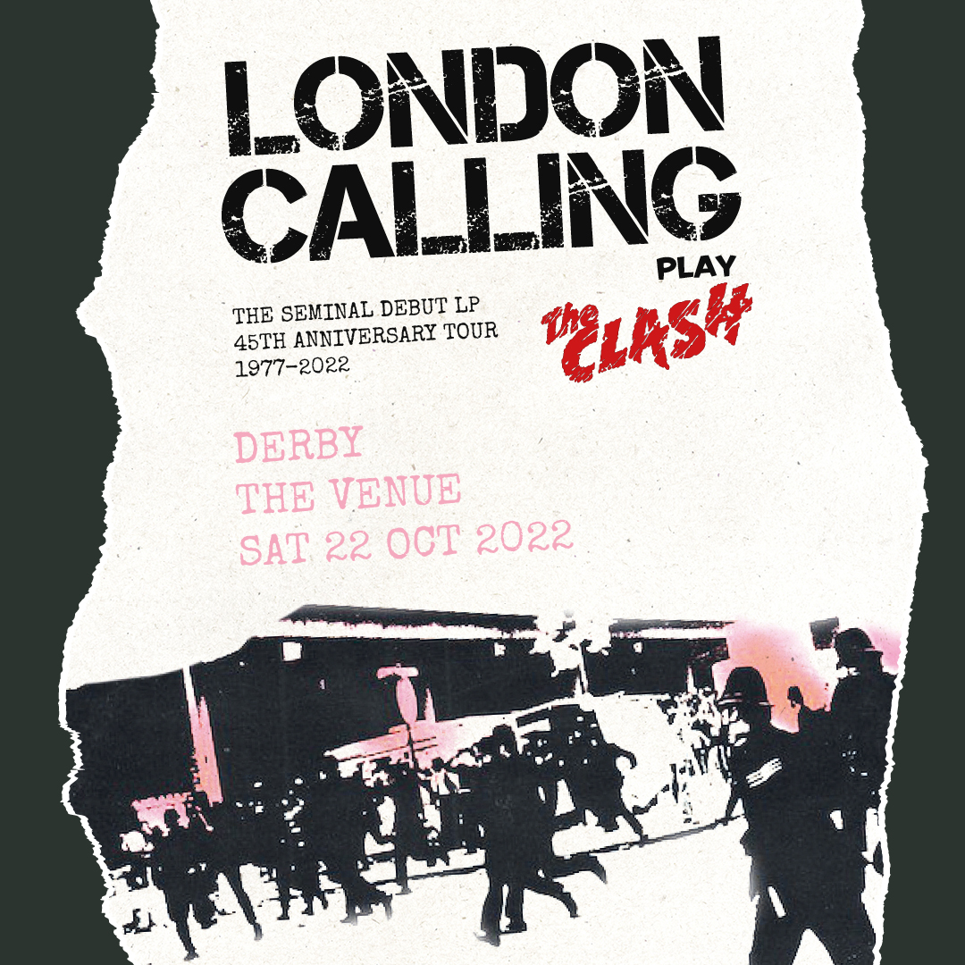 this Saturday <a href="/Clash_Tribute/">London Calling</a> London Calling take to the stage, less than 40% of tickets remain!

tickets > gigantic.com/.../derby-the.…