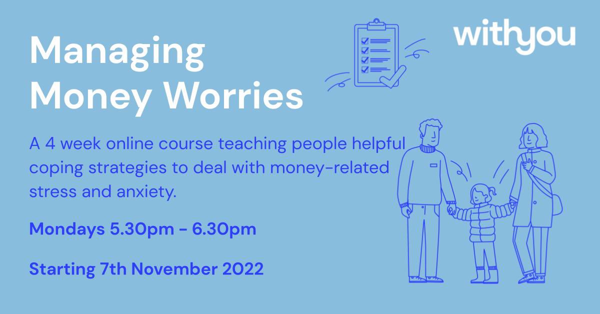 Are you/someone you know or working with struggling with money stress in Surrey/Kent? This course might help: t.ly/RwMw