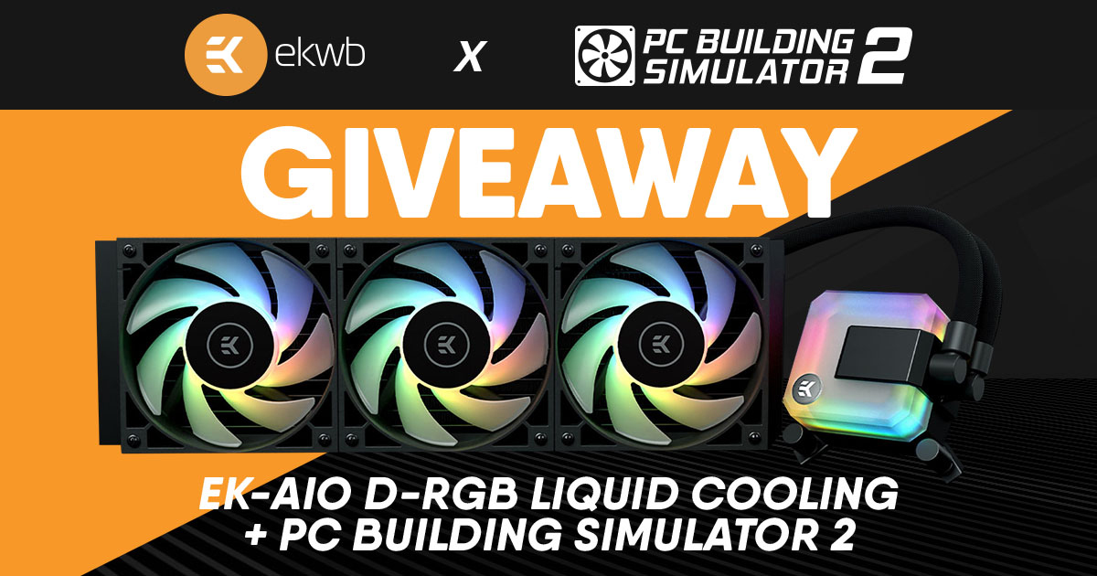 The launch celebrations continue! Today we’re teaming up with @EKWaterBlocks to give players a chance to win an award winning EK-AIO D-RGB of their choice along with more copies of PC Building Simulator 2! 

Take part here: epic.gm/ekwb-x-pcbs2