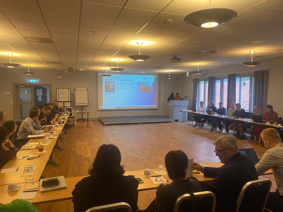 Harpers_Euratom's tweet photo. ☘️ Ready to start the @Harpers_Euratom Consortium Meeting with 24 partners and 34 participants in the city of #Halden @ife_norway  #decommissioning #radwaste #policyharmonisation #nuclear https://t.co/4jcX2ZnsBH