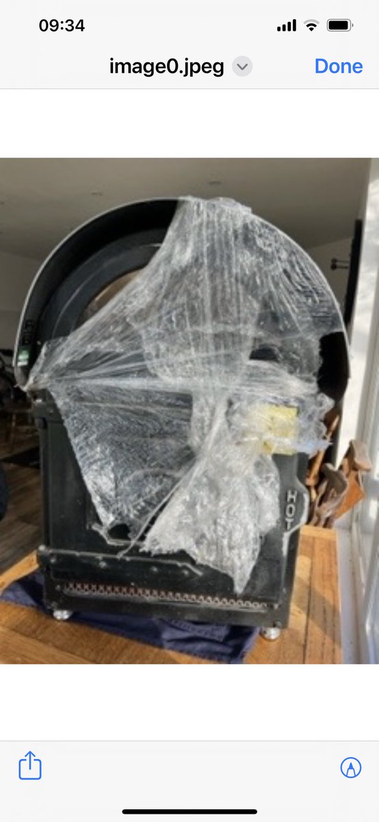 louise_prideaux's tweet photo. Absolutely disgusting treatment from @UPS_UK who are not accepting responsibility for damaging my oven en route. Pic 1 how it left the vendor’s place. Pic 2 how it arrived to me 24 hours later with a smashed timer switch and packing removed. Apparently it’s the vendor’s fault. 🤷‍��️ https://t.co/tG8ZhEju2C