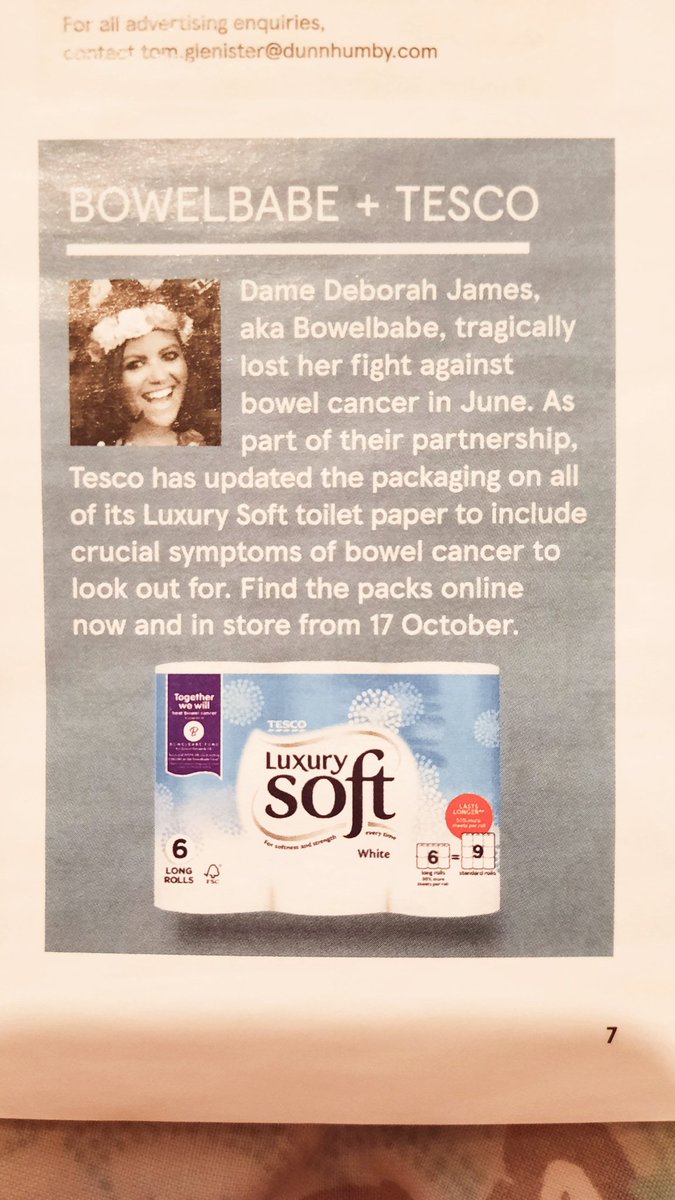 jen_wildarc's tweet photo. 👏 👏 👏 👏 👏 👏 👏 👏 👏 👏 
As a Bowel Cancer Screening Nurse this is fab to see @Tesco @bowelcanceruk #bowelbabe 🙏🏻 
Know the signs 
#bowelcancerawareness #earlydetectionofcancer https://t.co/I9WDdyHlIE
