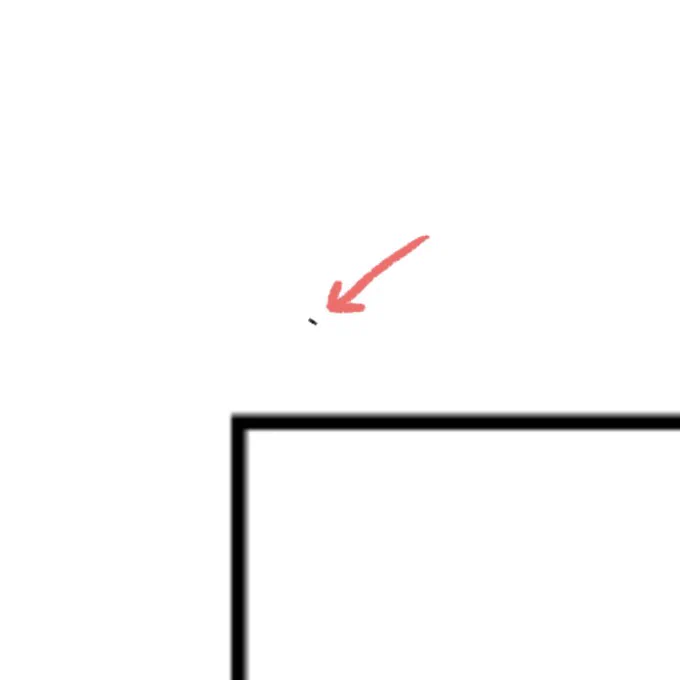 ipadで絵を描いてるとダブルタップで戻るとか拡大縮小する時にたまに片方の指が反応しなくてよくこういう点が発生してる! 