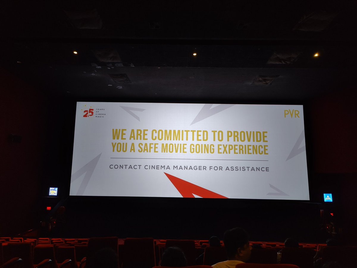 It's 2:12 still nit started the movie, it's supposed to start at 1:50.. What is happening with you <a href="/_PVRCinemas/">P V R C i n e m a s</a>.. It's not fair.. <a href="/VijayGopal_/">Vijay Gopal</a> garu.. It's <a href="/_PVRCinemas/">P V R C i n e m a s</a>, RK Complex, Banjarahills