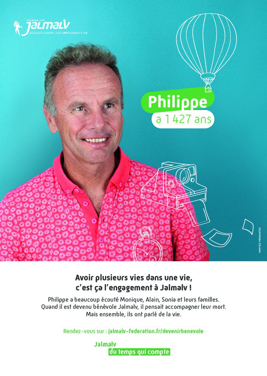 JalmalvAllier's tweet photo. Avoir plusieurs vies dans une vie ... #JALMALV
JUSQU'A LA MORT, ACCOMPAGNONS LA VIE
Recherchons des bénévoles sur la #France qui ont 3 heures à consacrer par semaine aux personnes en #findevie
Nous vous formons et vous accompagnons
#dutempsquicompte ou au 04 70 98 67 28 https://t.co/6T4Q9D9zwf