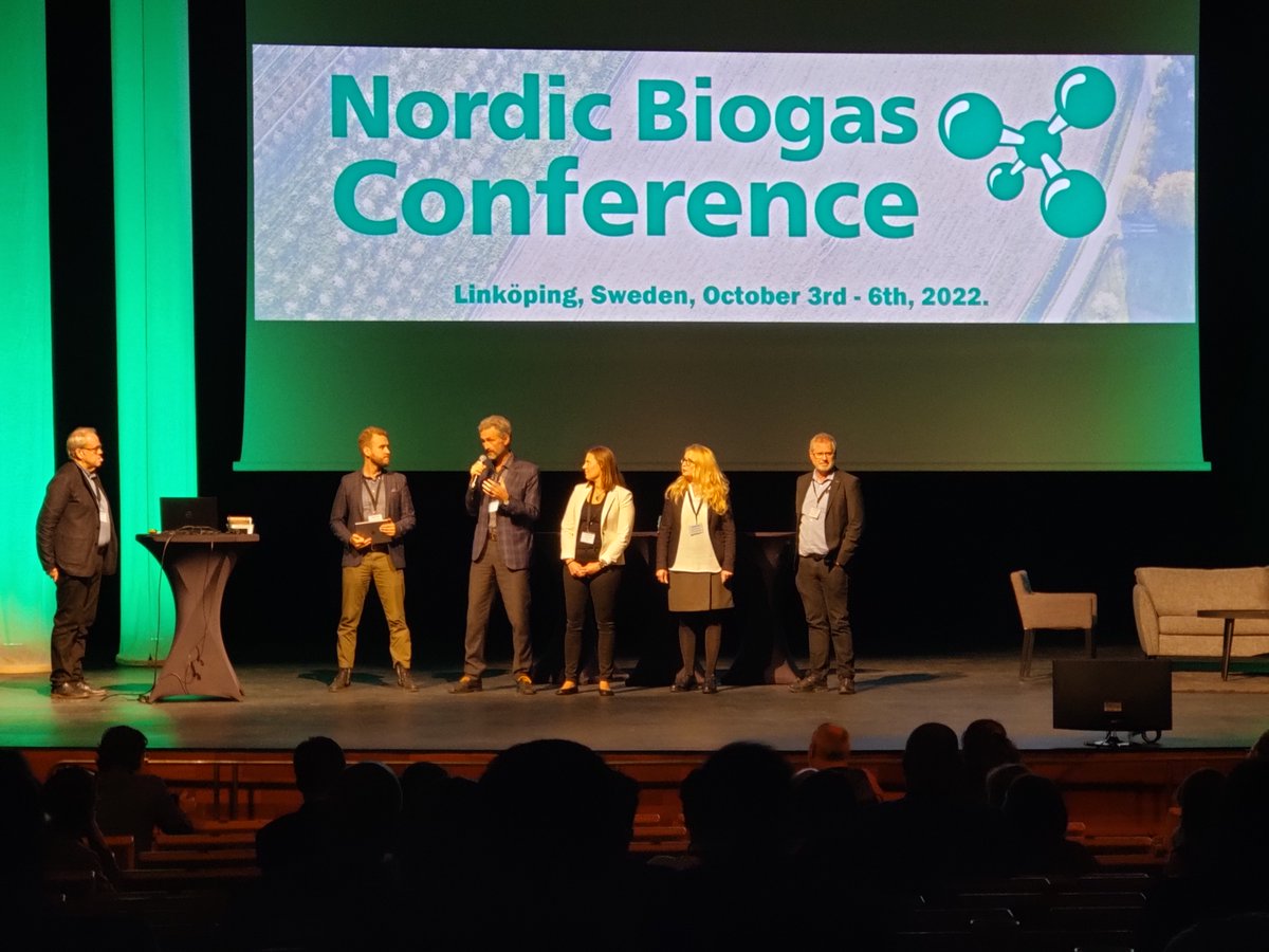 EcoADIreland's tweet photo. Some great learnings from the Nordic Biogas Conference in Linköping, Sweden, earlier this month. ✍ Biogas has a significant role to play in the decarbonisation of future energy systems. @davvywall @JerryDMurphy66 @donaloceil @MaREIcentre @SEAI_ie  @GasNetIrl #nbc2022 https://t.co/GLqTH3hEnn