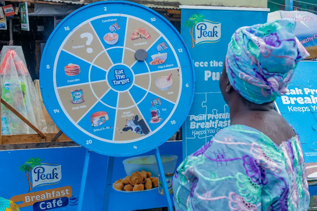 ChainReactions2's tweet photo. The #PeakMilk Breakfast Café held a very successful fun and games session at the market and we are glad to be a part of it.
#peakmilknigeria
#LagosActivation
#PeakMilkActivation
#ChainReactionsNG
#ChainReactionsAfrica https://t.co/ccJCGbu7QD