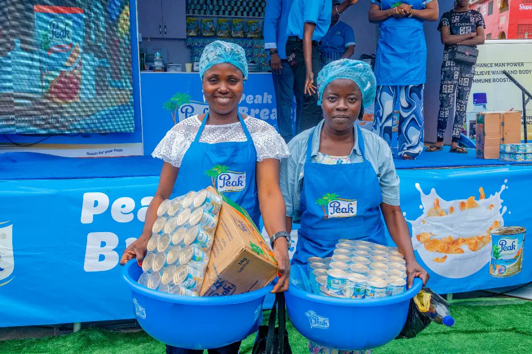ChainReactions2's tweet photo. The #PeakMilk Breakfast Café held a very successful fun and games session at the market and we are glad to be a part of it.
#peakmilknigeria
#LagosActivation
#PeakMilkActivation
#ChainReactionsNG
#ChainReactionsAfrica https://t.co/ccJCGbu7QD