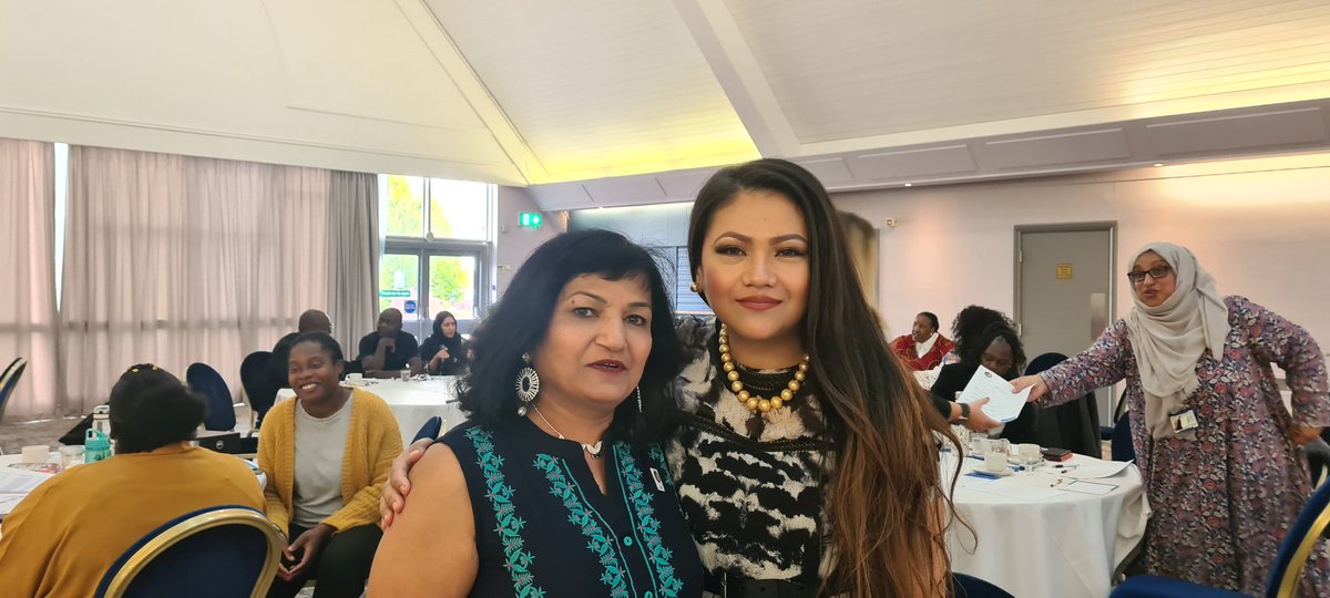 Met May, Matron who did huge work during covid. So honoured to meet her