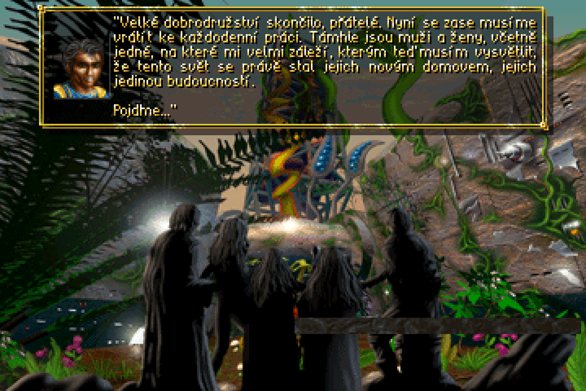 DanielZima's tweet photo. Albion od #BlueByte (1995) konečně pokořen, a trvalo mi to jen 25let 😅 Díky portu pro Windows, který tu před lety zmiňoval @high_voltage_cz , jsem si doma postavil vlastní OVER-C jednotku a vydal se do jednoho z nejlepších RPG všech dob, na Full HD TV 🤙
#DOSGaming #retrogaming https://t.co/NRG0wevViQ