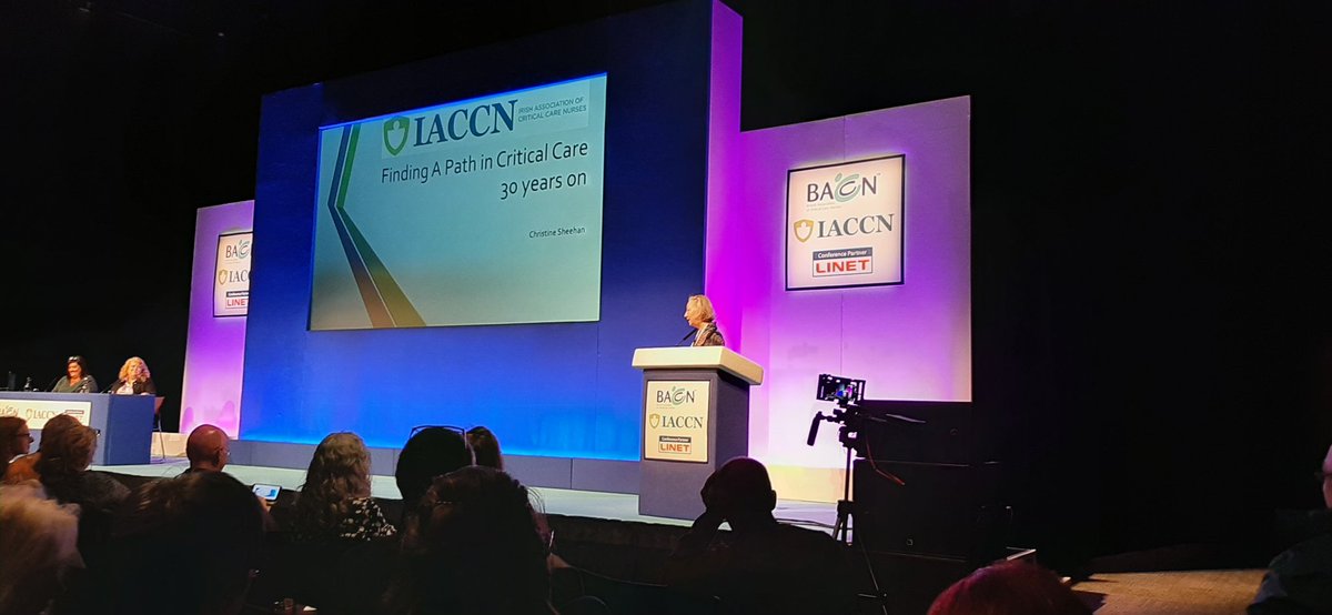 Christine Sheahan, Irelands 1st Critical Care Outreach ANP, working in Galway, gives the opening Keynote at the Joint BACCN IACCN conference in Belfast. We need to train more nurses, we need more undergraduate placements in Critical Care and we need a robust retention strategy.