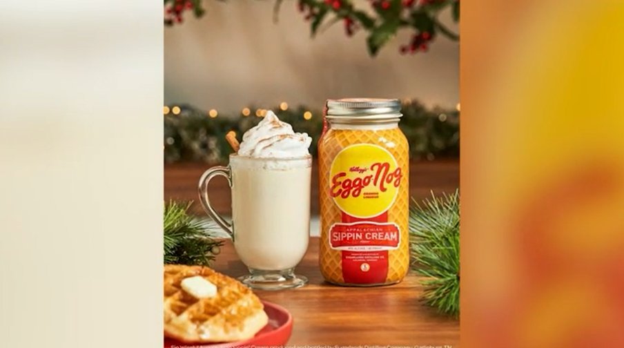 wcax's tweet image. Eggo launches boozy eggnog for the holiday season wcax.com/2022/10/13/egg…