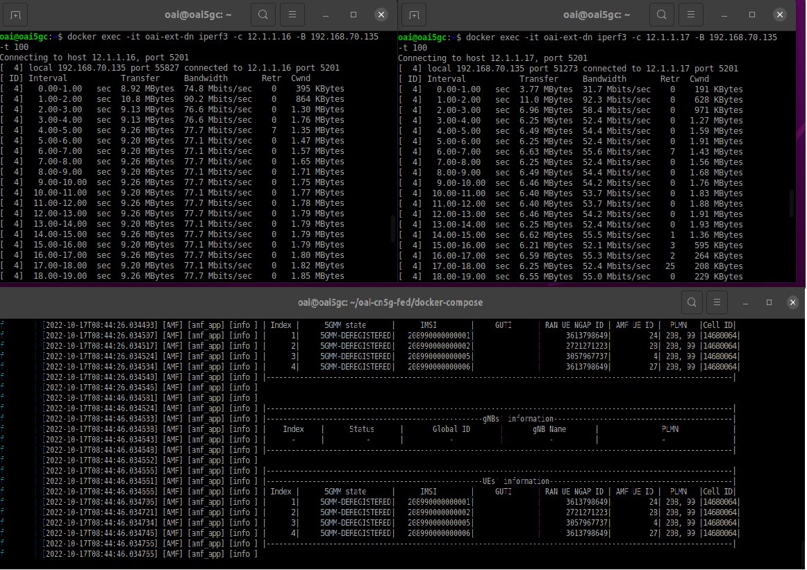 YoshiNogD's tweet photo. 5G-SA-Mode
SDR(gNB)-nrUE2台(QuectelRM500)2台
OTAで同時疎通しました。
また、動画をどこかであげますので
そのときは、みてやってください。
#OpenAirInterface
#5G #5GSA
#Quectel https://t.co/JUOFfEwW3m