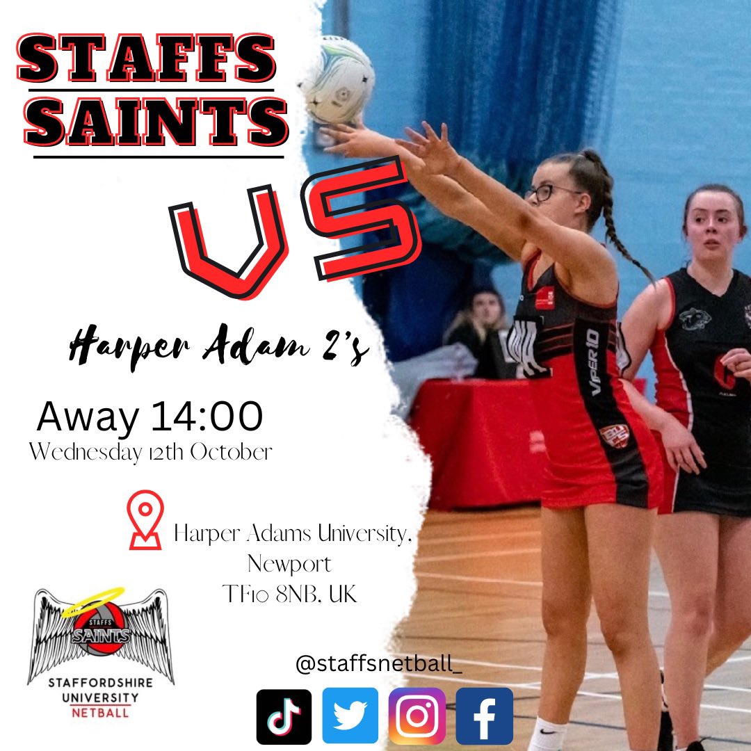 StaffsNetball's tweet photo. What a performance these girls have put into their first game🤪 and coming away with a win makes everything better!!❤️🖤
OPOM: Robyn
CPOM: Hannah, El, Meg
#staffsuni #staffsnetball #bucsnetball #uninetball #university #winningwednesday https://t.co/CXfoCSlPbg