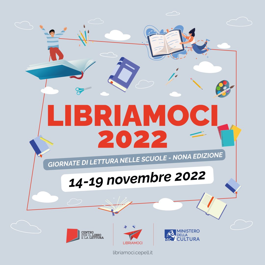 Torna Libriamoci, la campagna del Centro per il libro e la lettura dedicata alle scuole. Scopri tutte le novità dell'edizione 2022 e come partecipare! 📕

Vai su 👉 libriamoci.cepell.it