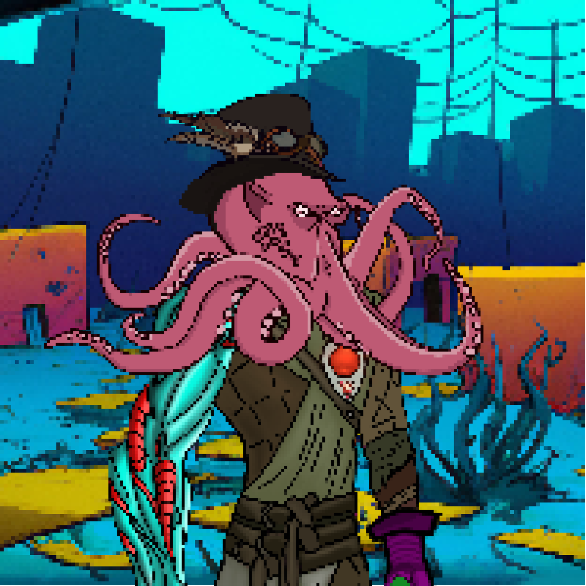Fam, after the collection release - all holders will be able to claim FREE pixel OctoPeeps. I have finished with the pixel collection and I like it even more than the original😅 

#NFTCommunity #NFTs #NFTProjects #NFTMint