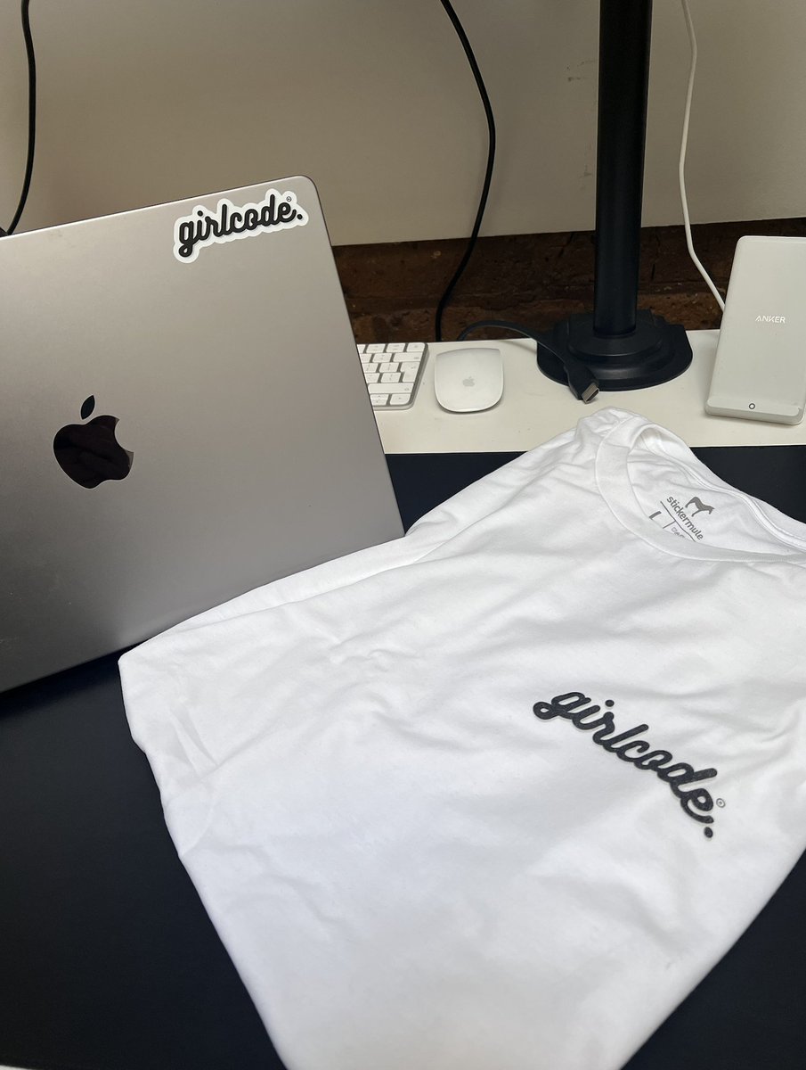 GirlCodedev's tweet photo. 📦Special Delivery at GirlCode HQ this morning! New Die Cut Laptop Stickers and T Shirts have arrived and are now available! We will be sending these out to all of our Ambassadors and Hiring Partners this week! 🚀
#womenwhocode #womenintechnology #genderequality #gendertechgap https://t.co/COWvqfJRBD