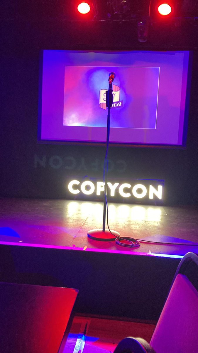 Shout out to all of you who took the time to speak with us at #CopyCon22. And, of course, thank you @McGuireDavid for once again being the ultimate compère.