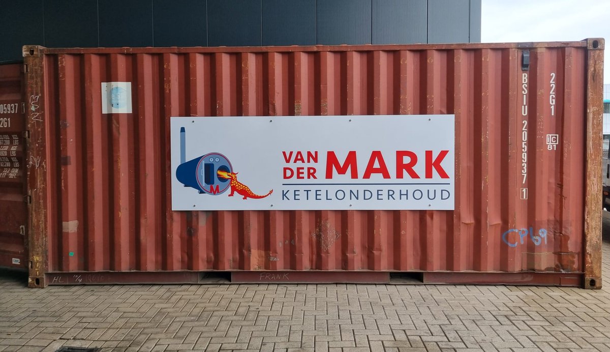 Onze nieuwste aanwinst in ons materieel, en werkcontainer om op locatie bij de eindklant nog efficiënter te kunnen werken.