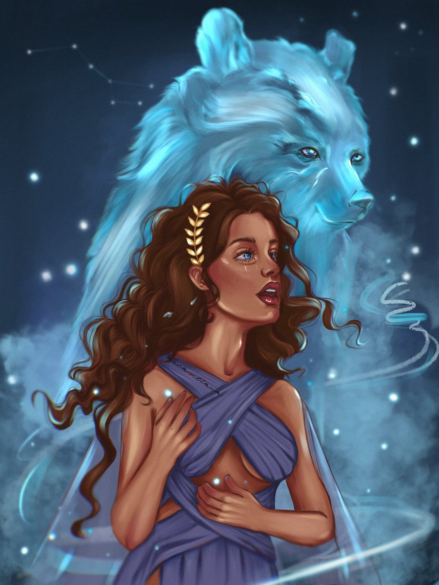 MY NEW DROP 💫

1/1 digital art on <a href="/opensea/">OpenSea</a> 

Constellation of the Great Bear 🐻 

About the nymph Callisto. Hera turned the nymph into a bear. I drew the moment when the nymph turned into a bear.

0.08 ETH 

#NFTdrop #NFTCommunity #WomeninNFTs

opensea.io/assets/ethereu…