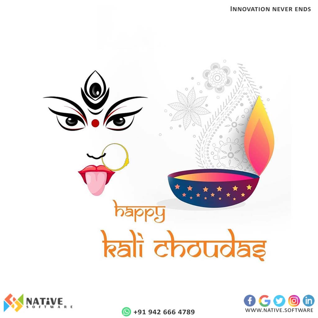 nativesoftwares's tweet photo. Happy Kali Chaudas
May good be victorious over evil, you are the only one everywhere, celebrate Kali Chaudas with great pompβ¦!! Happy Kali Chaudas!!
#kalimata #kalichaudas #diwaliwishes #puja #diyas #rangoli #nativesoftware #nativeteam #nativefamily #nativesoftwareindia https://t.co/OCkjVpHRCw