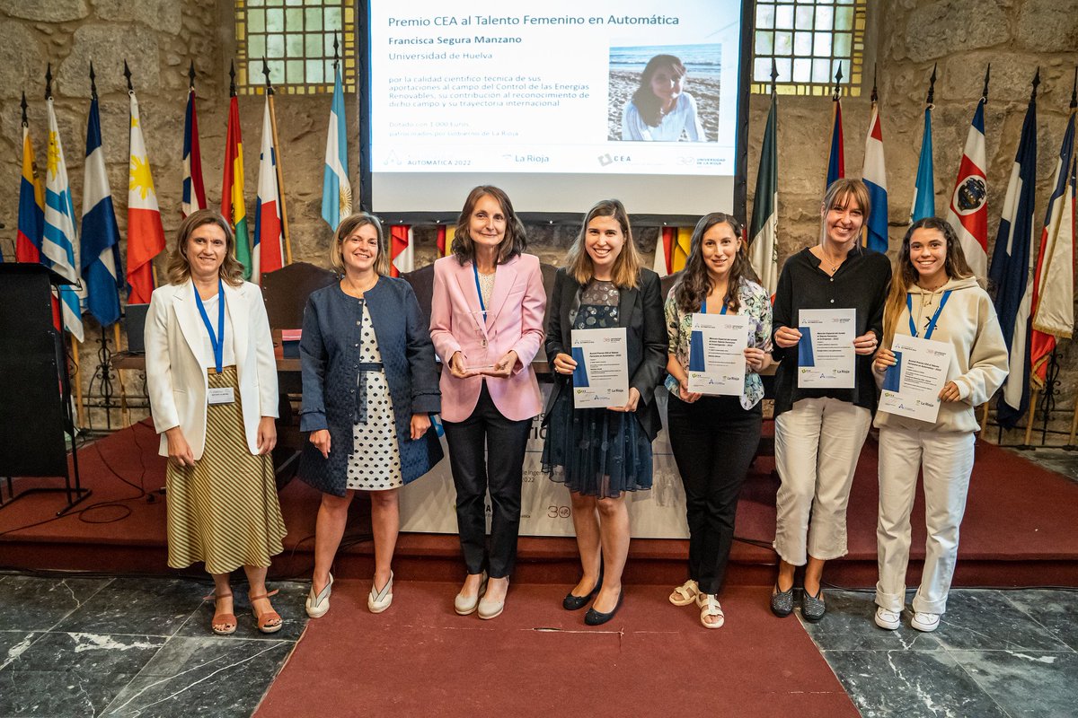 CEA (@ceautomatica) on Twitter photo En el marco de las XLIII Jornadas de Automática 2022 (<a href="/JJAA_2022/">XLIII Jornadas de Automática 2022</a>) se ha entregado el Premio CEA al Talento Femenino en Automática. <a href="/unirioja/">Universidad de La Rioja</a>, <a href="/lariojaorg/">Gobierno de La Rioja</a>
ceautomatica.es/blog/2022/10/1… En el marco de las XLIII Jornadas de Automática 2022 (<a href="/JJAA_2022/">XLIII Jornadas de Automática 2022</a>) se ha entregado el Premio CEA al Talento Femenino en Automática. <a href="/unirioja/">Universidad de La Rioja</a>, <a href="/lariojaorg/">Gobierno de La Rioja</a>
ceautomatica.es/blog/2022/10/1…