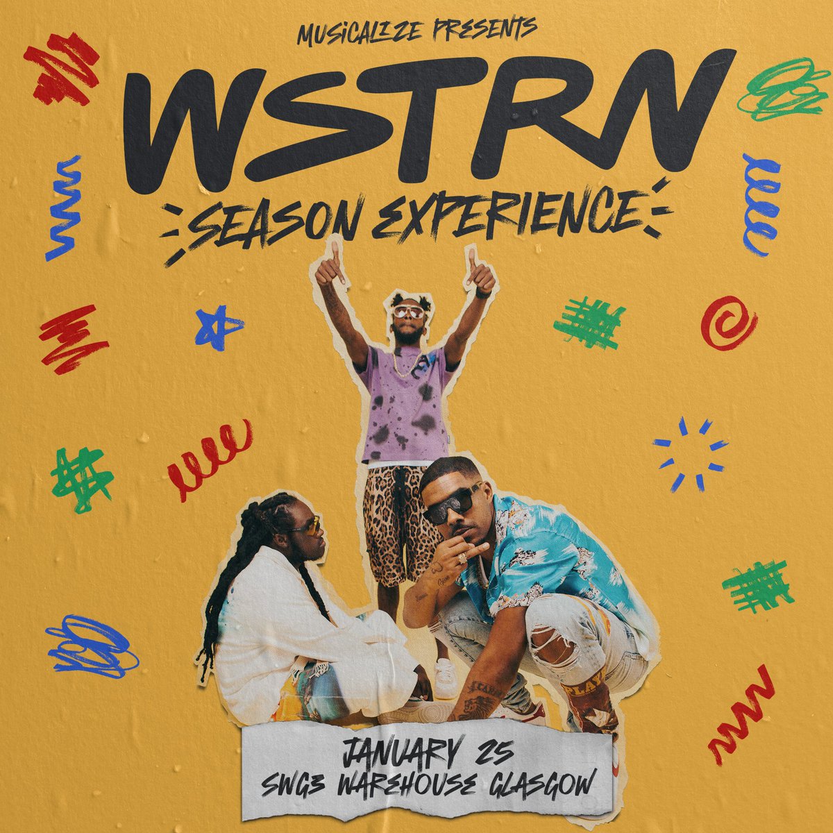 𝗝𝗨𝗦𝗧 𝗔𝗡𝗡𝗢𝗨𝗡𝗖𝗘𝗗 @Musicalize bring @WSTRNmusic to the Warehouse on Wed 25 Jan 2023 as part of the WSTRN Season Experience tour. 𝗣𝗿𝗲-𝘀𝗮𝗹𝗲 Thu 20 Oct at 9am 𝗢𝗻 𝘀𝗮𝗹𝗲 Fri 21 Oct at 9am 𝗣𝗥𝗘-𝗦𝗔𝗟𝗘 𝗦𝗜𝗚𝗡 𝗨𝗣 → swg3.tv/pre-sale-sign-…