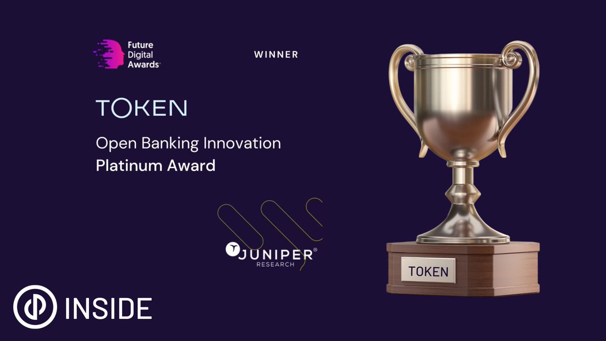 DeutschePayment's tweet photo. Our esteemed partner Token has won the Juniper Research's Future Digital Awards' Open Banking Innovation Platinum Award 

We are partnering with Token to make #Open Banking enter center stage in Germany and Europe. 

Learn more: 

https://t.co/17XaXpkdiw https://t.co/dvv5Zg1YQo