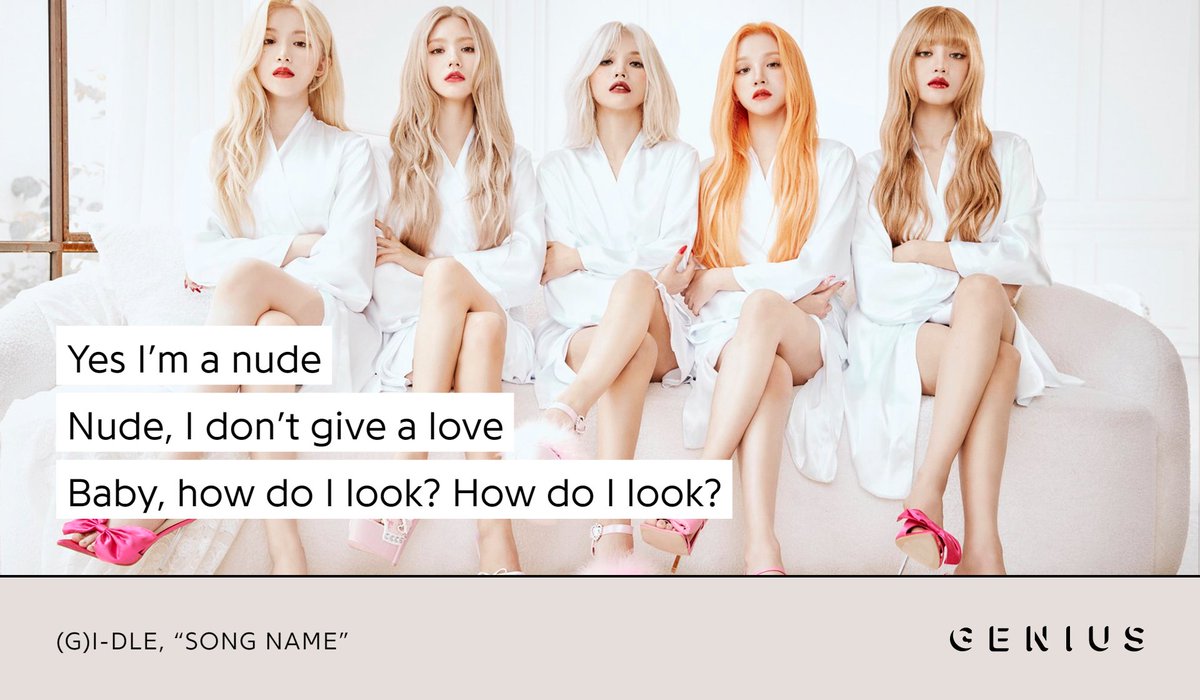 Don't be a rude! And check out the lyrics & English translation to (G)I-DLE's cinematic yet clever comeback song 'Nxde' from their album I Love, on Genius now! #GIDLE #Nxde #I_love_GIDLE_Nxde @G_I_DLE 🔗 genius.com/Gi-dle-nxde-ly…