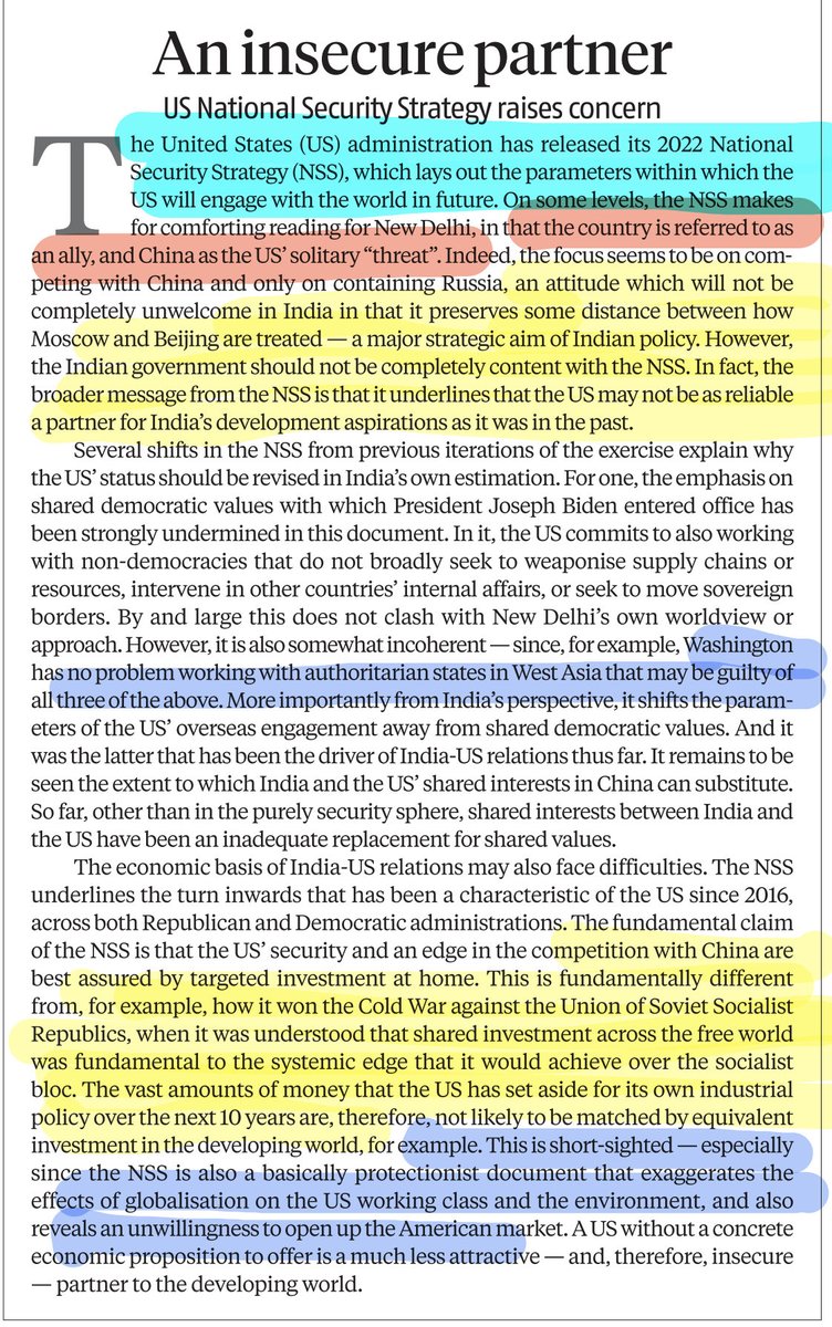 IAS keeda on Twitter "National security strategy of USA and