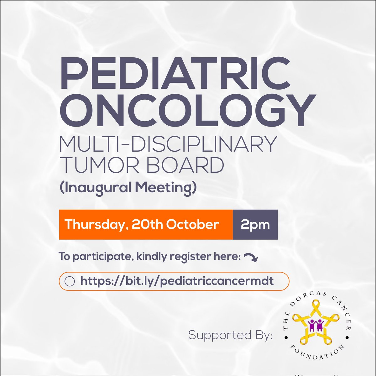 Are you a pediatric oncologist/hematologist/radiation /surgeon in Nigeria? Do you work or have an interest in pediatric oncology? Kindly use the link below to register bit.ly/pediatriccance… #ChildrenareGold #mdt #childhoodcancer #pediatriconcologist #cancer #pediatriccancer
