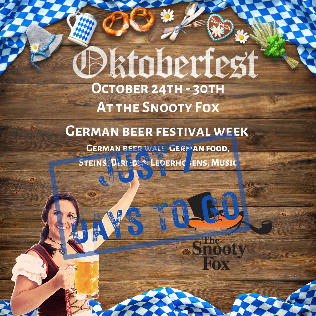 Only 1 week to go until The German Beer Festival week over at The Snooty Fox in Lowick. Don't miss eine fantastische Zeit!
Don't forget it's Monday today which means it's 2 x 1kg mussels for only £30 here at The Red Lion from 5pm.
#GermanBeerFestival #Beers #Lowick #northants