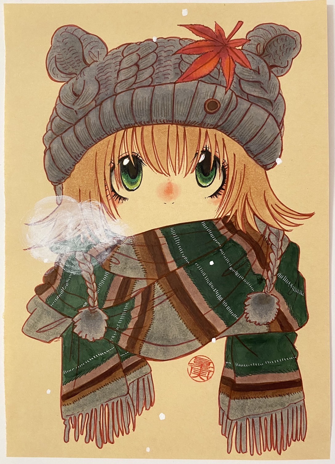 鬼っちイラスト色紙　雲の上はいつも晴れの 雲の上はいつも晴れイラスト | TikTok