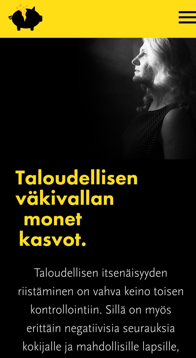 Rahapeliongelma on yksi yleisimmistä taloudellisen väkivallan taustatekijöistä.
<a href="/VapaaksiRy/">Viola - väkivallasta vapaaksi ry</a> ja Vaasan ensi-ja turvakodit ry:n hankkeessa, jolla pyritään auttamaan taloudellista väkivaltaa kokevia,rahapeliongelmasta ei kuitenkaan ole sanottu sanaakaan🙄
1/3
taloudellinenvakivalta.fi