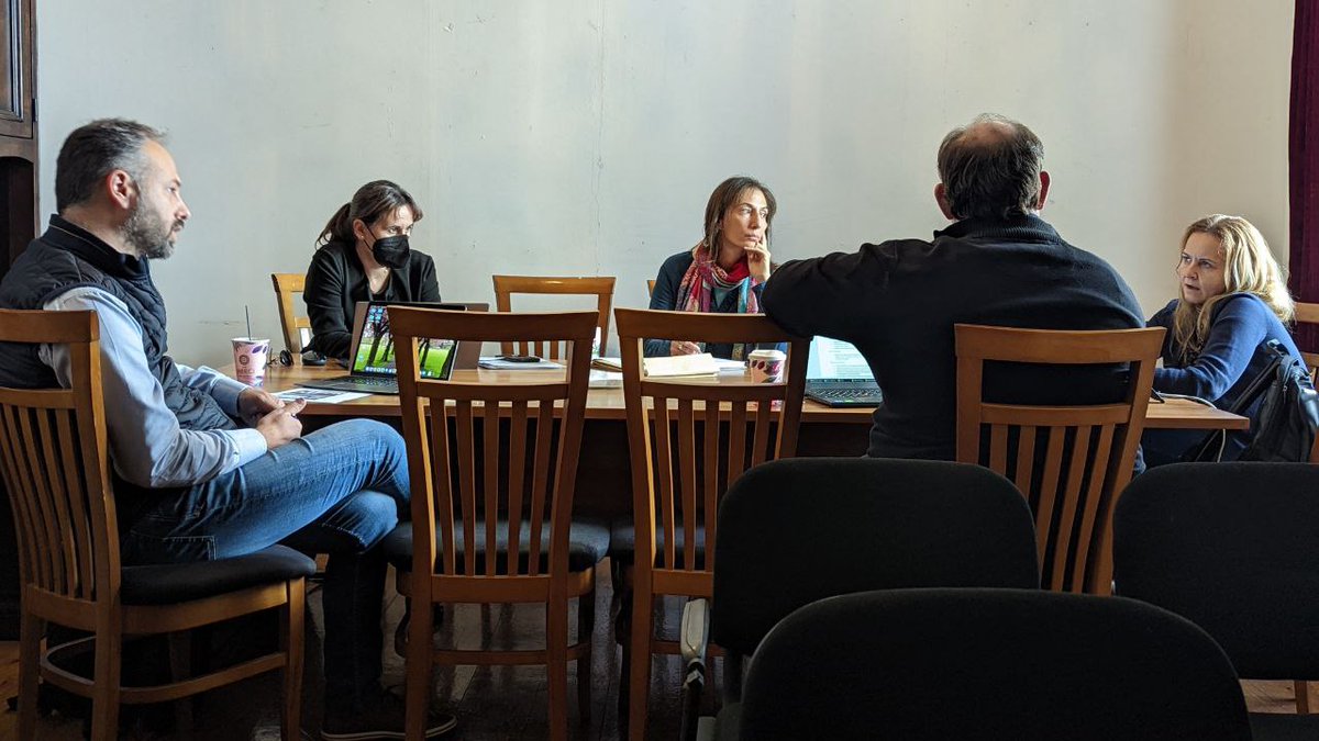 bluact's tweet photo. The Piraeus @URBACT team, organising the next steps of #BluAct in the city! The learnings from the latest TNM in Gdansk, the continuation of the ULG community's impact and the upcoming final conference of the network on December, are the main points of the discussion. https://t.co/UudaCehyCP