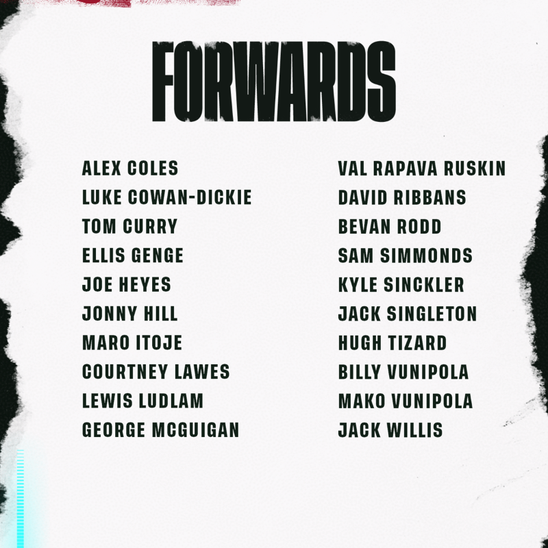 EnglandRugby's tweet photo. Eddie Jones has named our England squad for the @autumnnations 🌹

@O2 | #WearTheRose