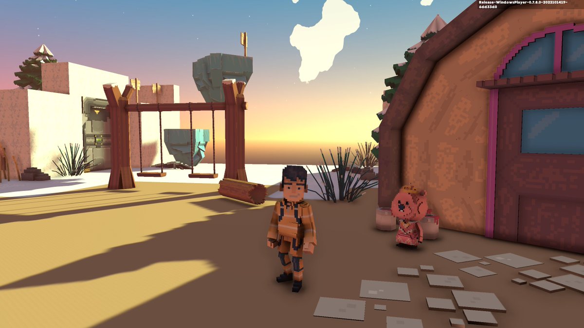 ChadKhak's tweet photo. @TheSandboxGame I just finished my quest on Pororo experience on the #SandboxAlphaS3 for a chance to win a Season 3 Alpha Pass! Here I am with a cute Pororo. Check out my screenshot!

#Pororo https://t.co/1jPxErAfyy