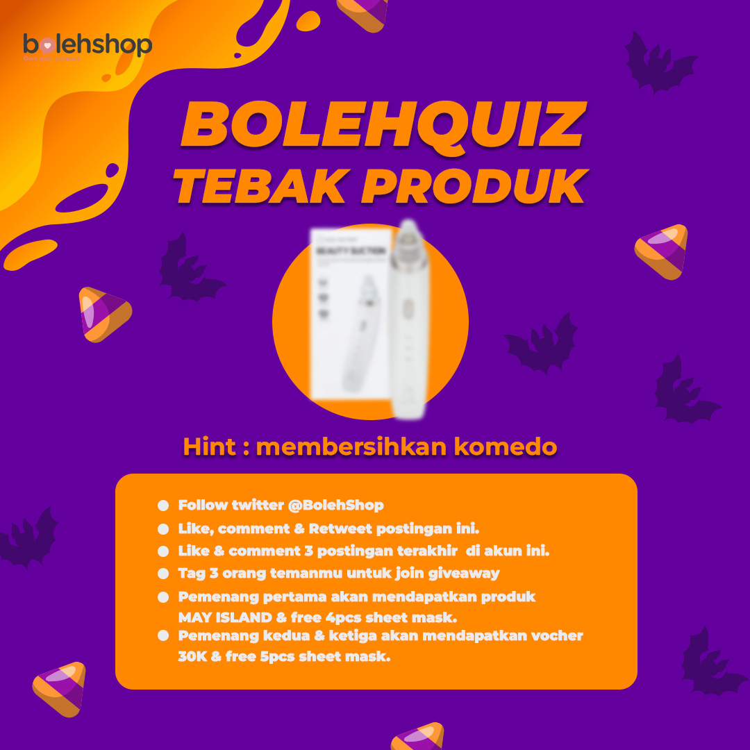 BolehShop's tweet photo. BolehQuiz balik lagi nih K-Beautiestt!

Langsung aja jawab kalau kalian udah tau jawabannya~
(👀 hint tambahannya bisa cek produk ini di website kita juga loh)

Goodluck!

#giveaway #kbeauty #koreanskincare #skincaretips https://t.co/z9gpuR2Jzl