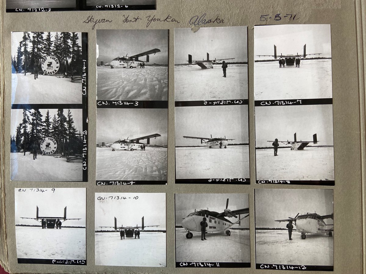 PRONI_DFC's tweet photo. Today in 1867 the USA took possession of Alaska after purchasing it from Russia for $7.2 million

Did you know that the Air Taxi that runs in Alaska is built by Short's and is known as the Skyvan? 

These photos show such a plane in Alaska in 1971 PRONI Ref D4474/2/164 #AlaskaDay https://t.co/QQSLps0thL